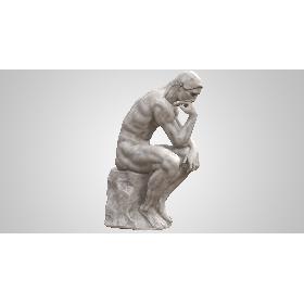 3D模型-The Thinker Marble 3D model